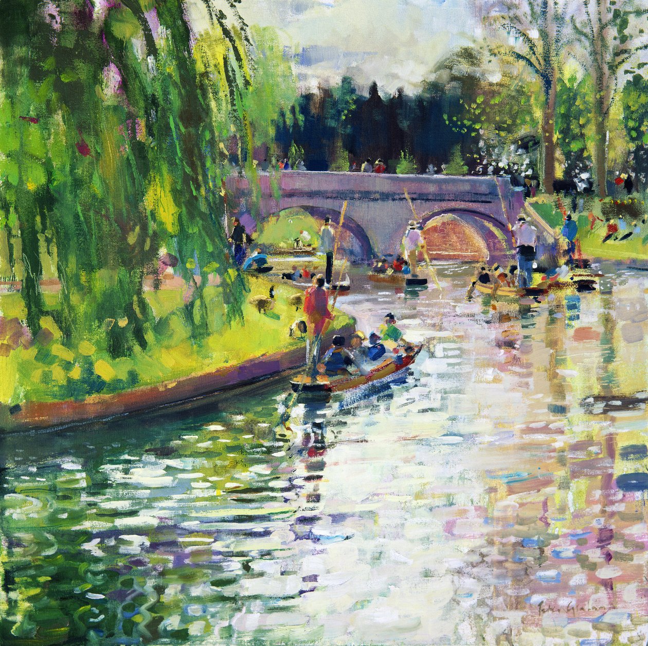 Glad grønn sommer, 1997 av Peter Graham (Contemporary)