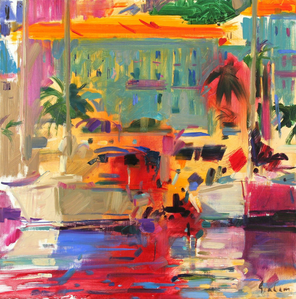 Harbor Light, 2012 av Peter Graham (Contemporary)