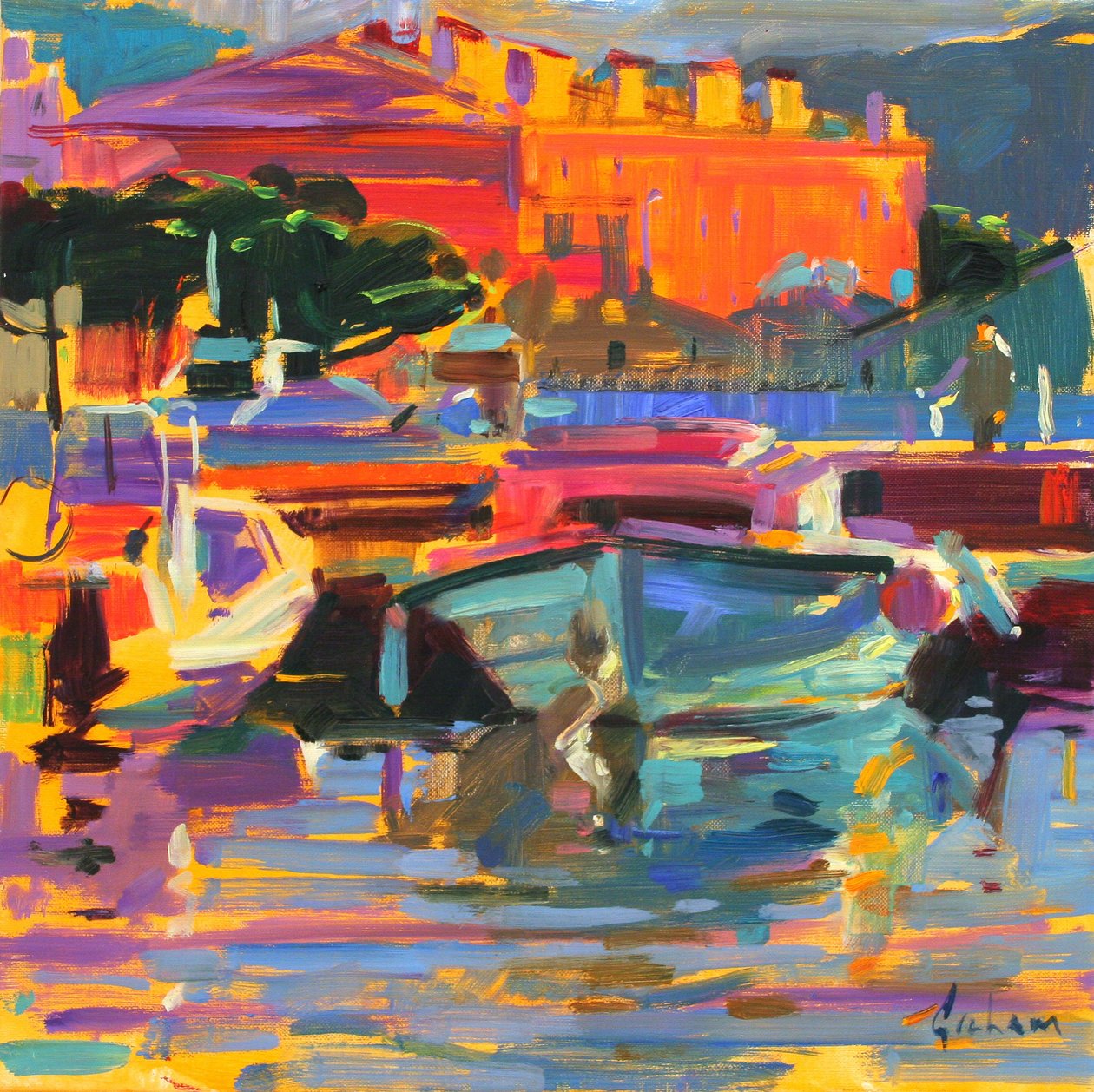 Sovebåten, 2012 av Peter Graham (Contemporary)