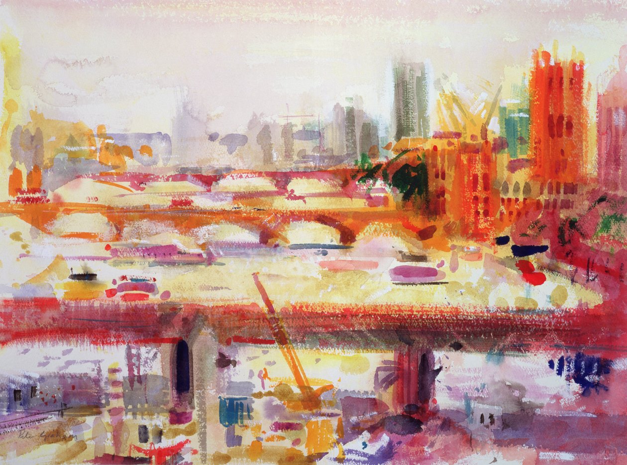Monets Muse, 2002 (wc på papir) av Peter Graham (Contemporary)