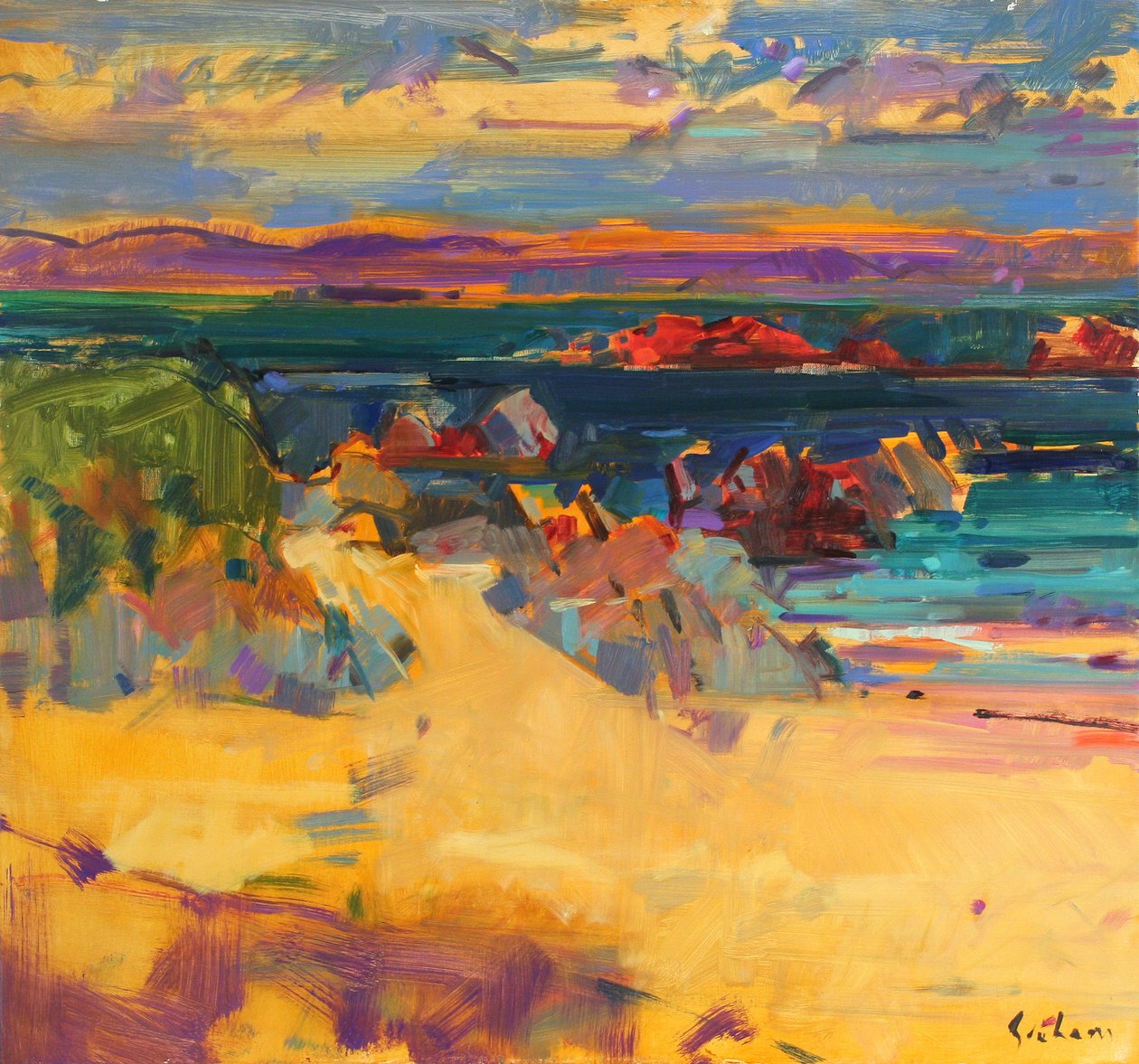 North End, Iona, 2012 av Peter Graham (Contemporary)