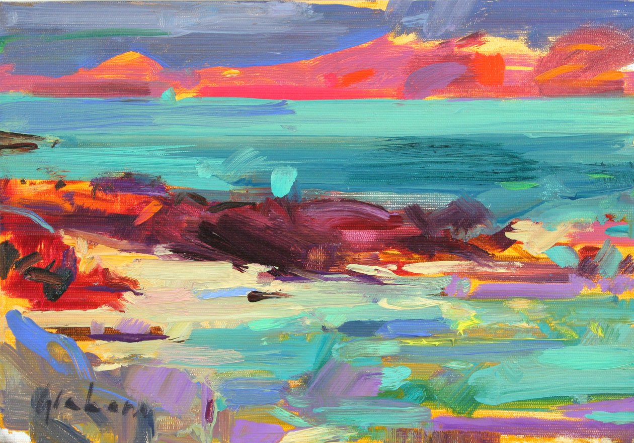 On the Shore, Iona, 2012 av Peter Graham (Contemporary)