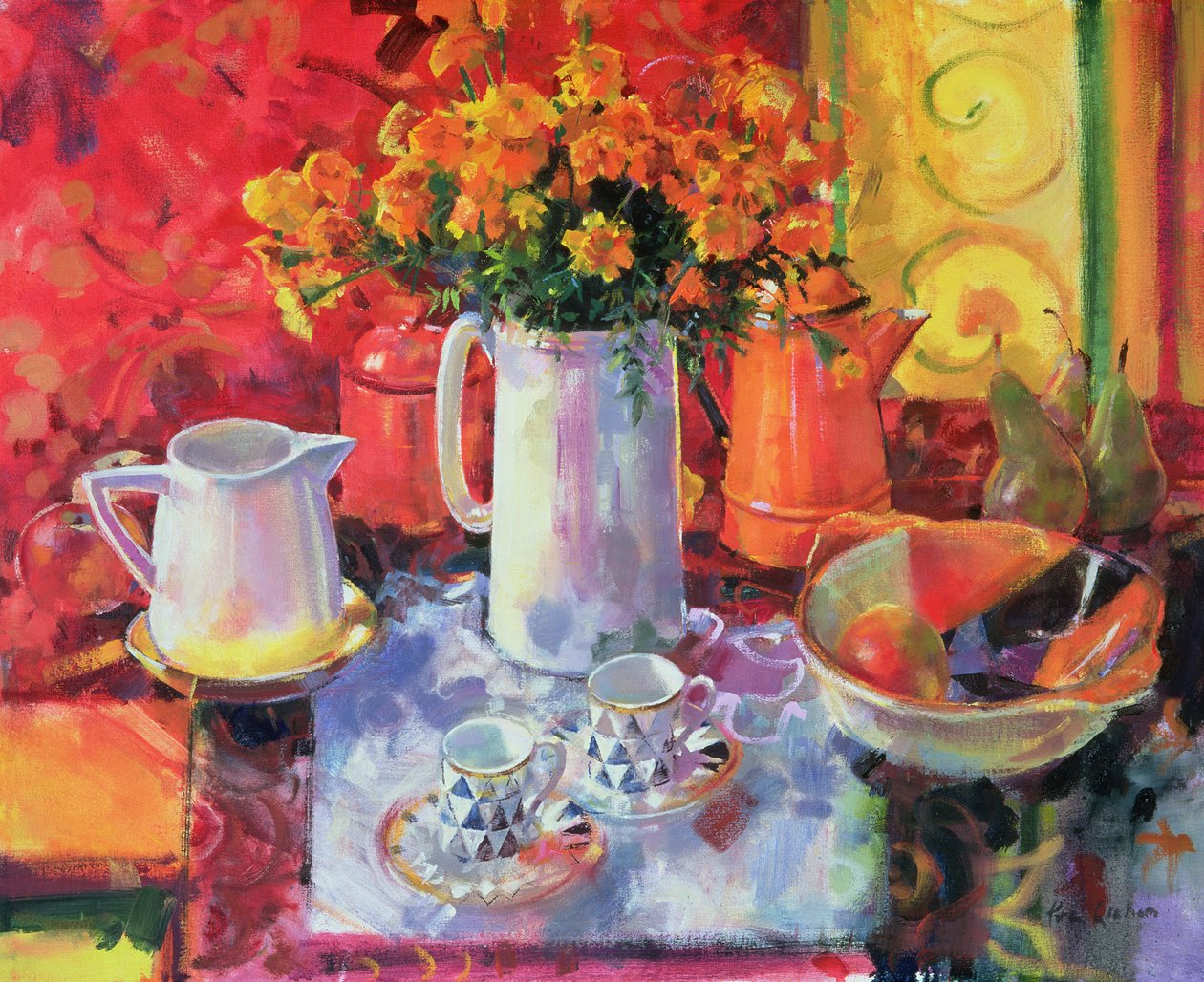Tabellrefleksjoner av Peter Graham (Contemporary)