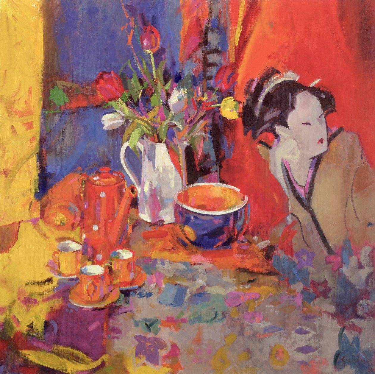 Det magiske bordet, 2002 av Peter Graham (Contemporary)