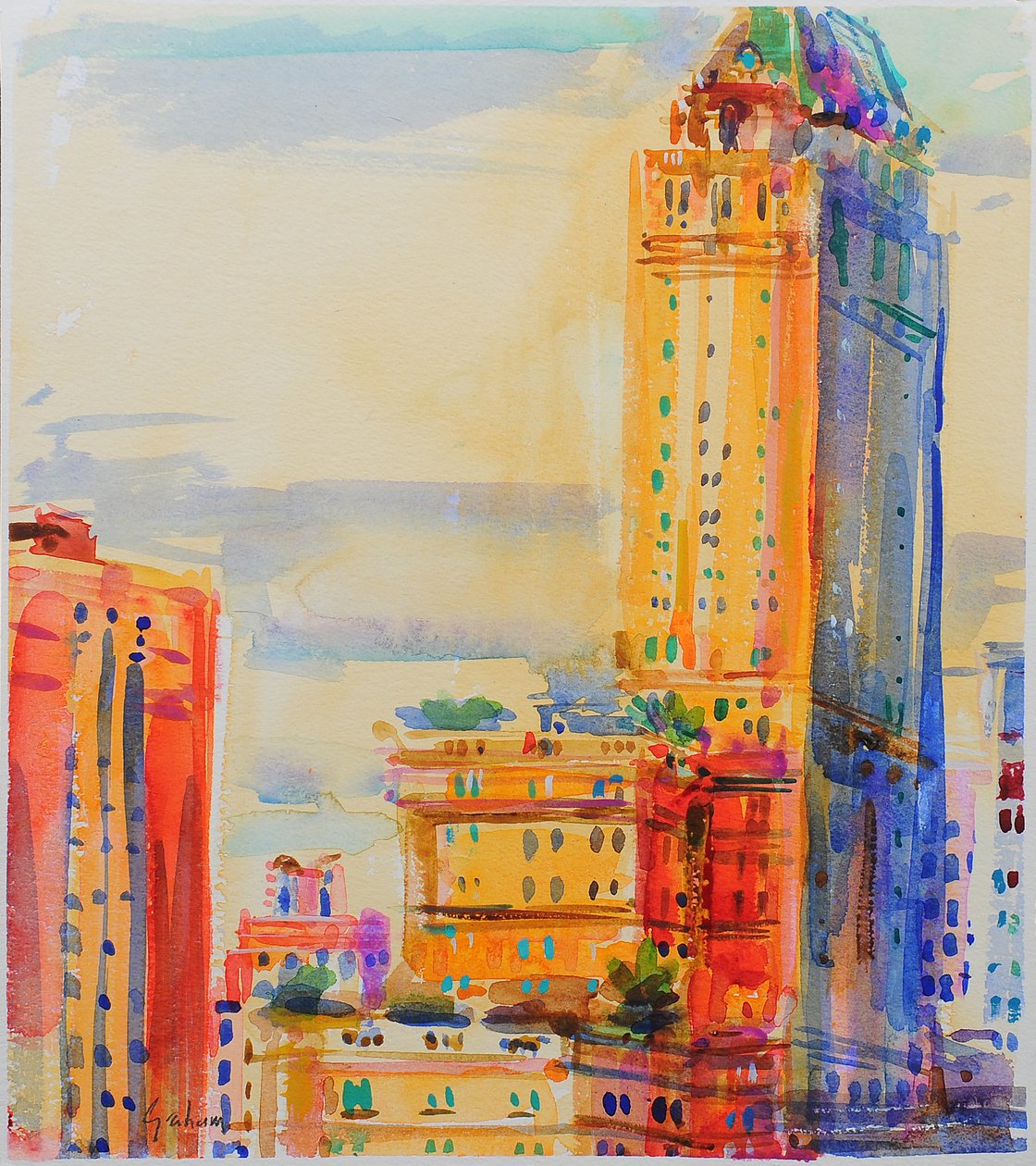 The Pierre, New York av Peter Graham (Contemporary)