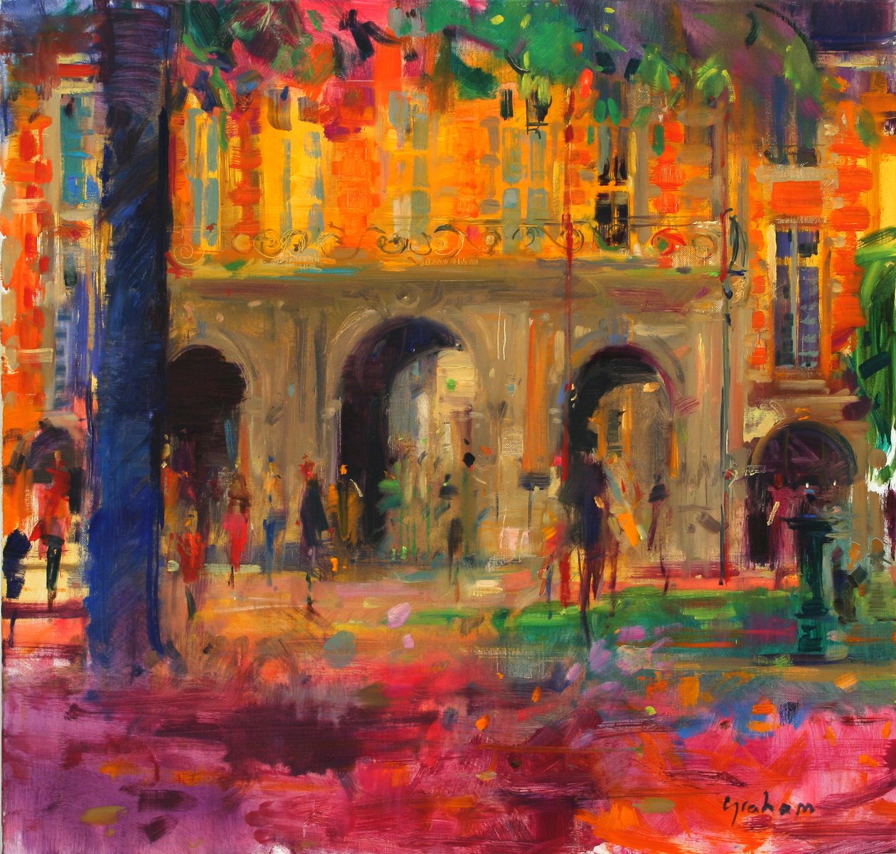 Den kongelige paviljongen, Place des Vosges av Peter Graham (Contemporary)