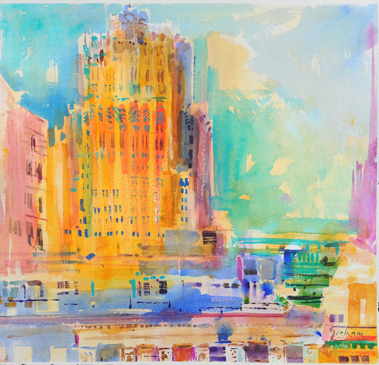 Shell-bygningen, San Francisco av Peter Graham (Contemporary)