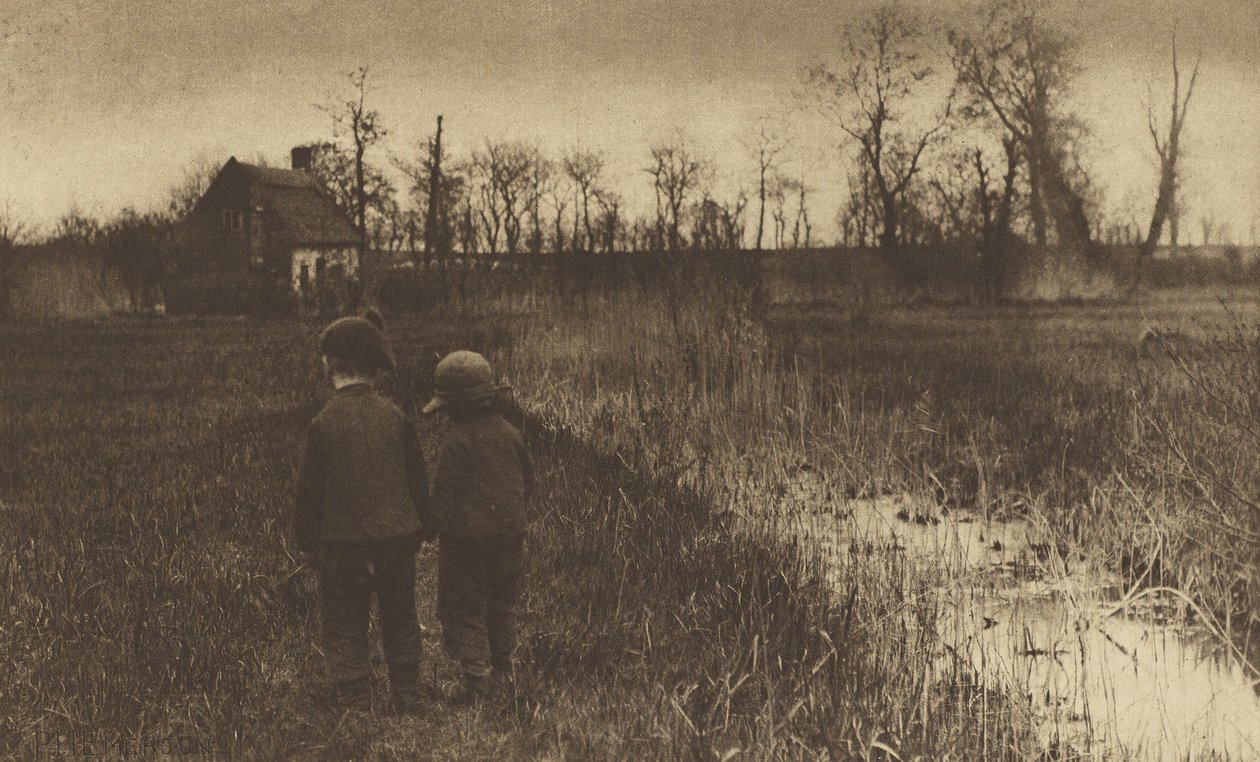 En padde på stien: tidlig vår i Norfolk av Peter Henry Emerson