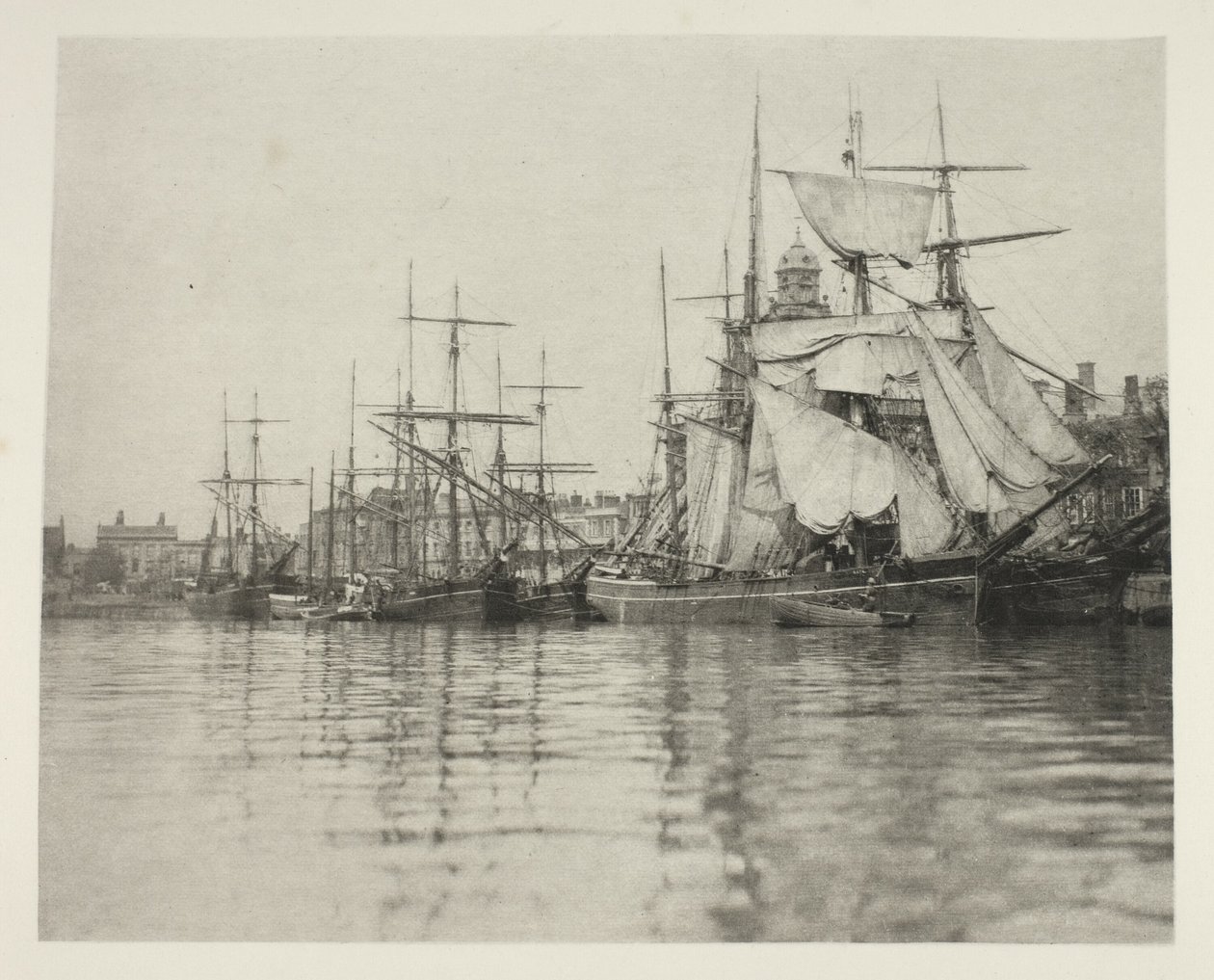 Great Yarmouth havn av Peter Henry Emerson