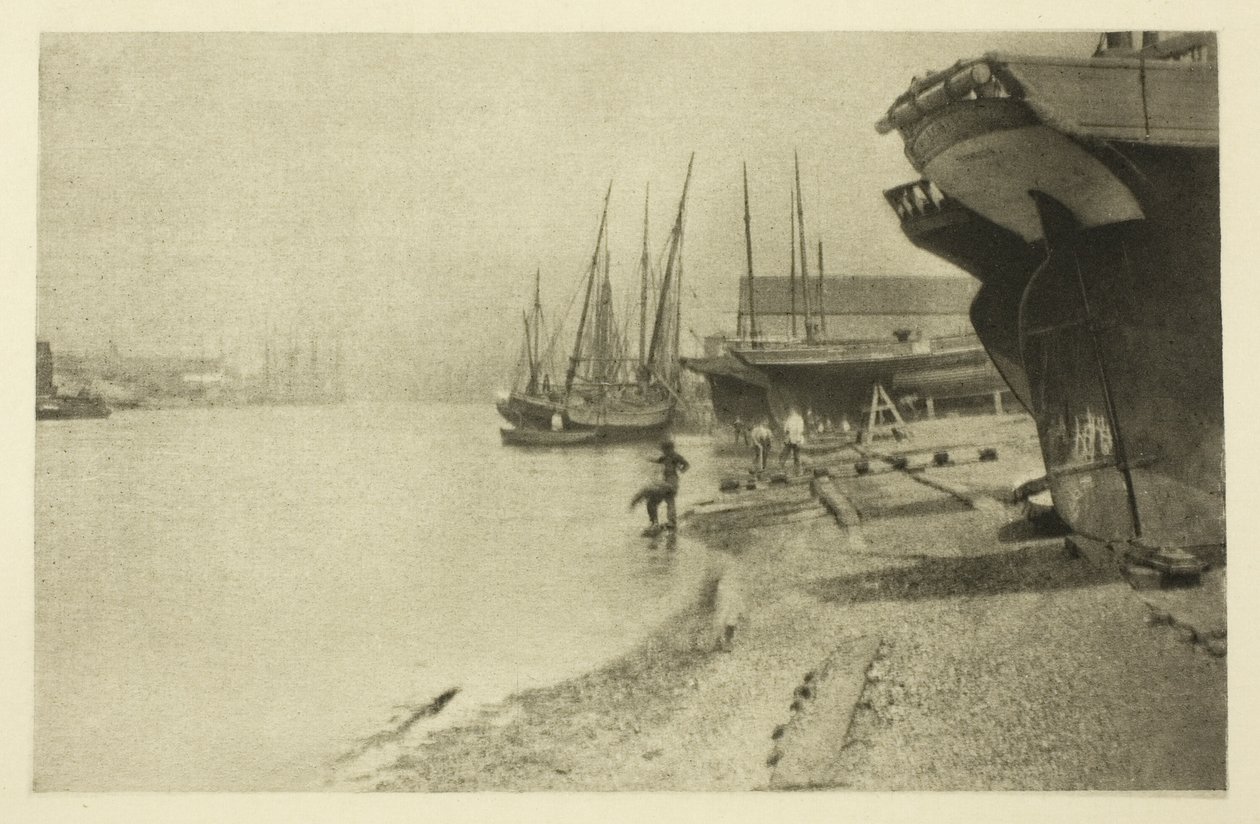 I Yarmouth River av Peter Henry Emerson