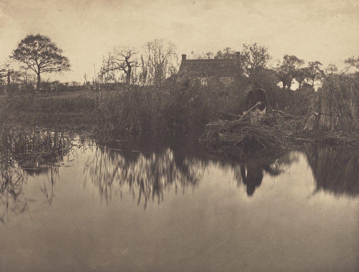 Å stake en båt på Gladdon av Peter Henry Emerson