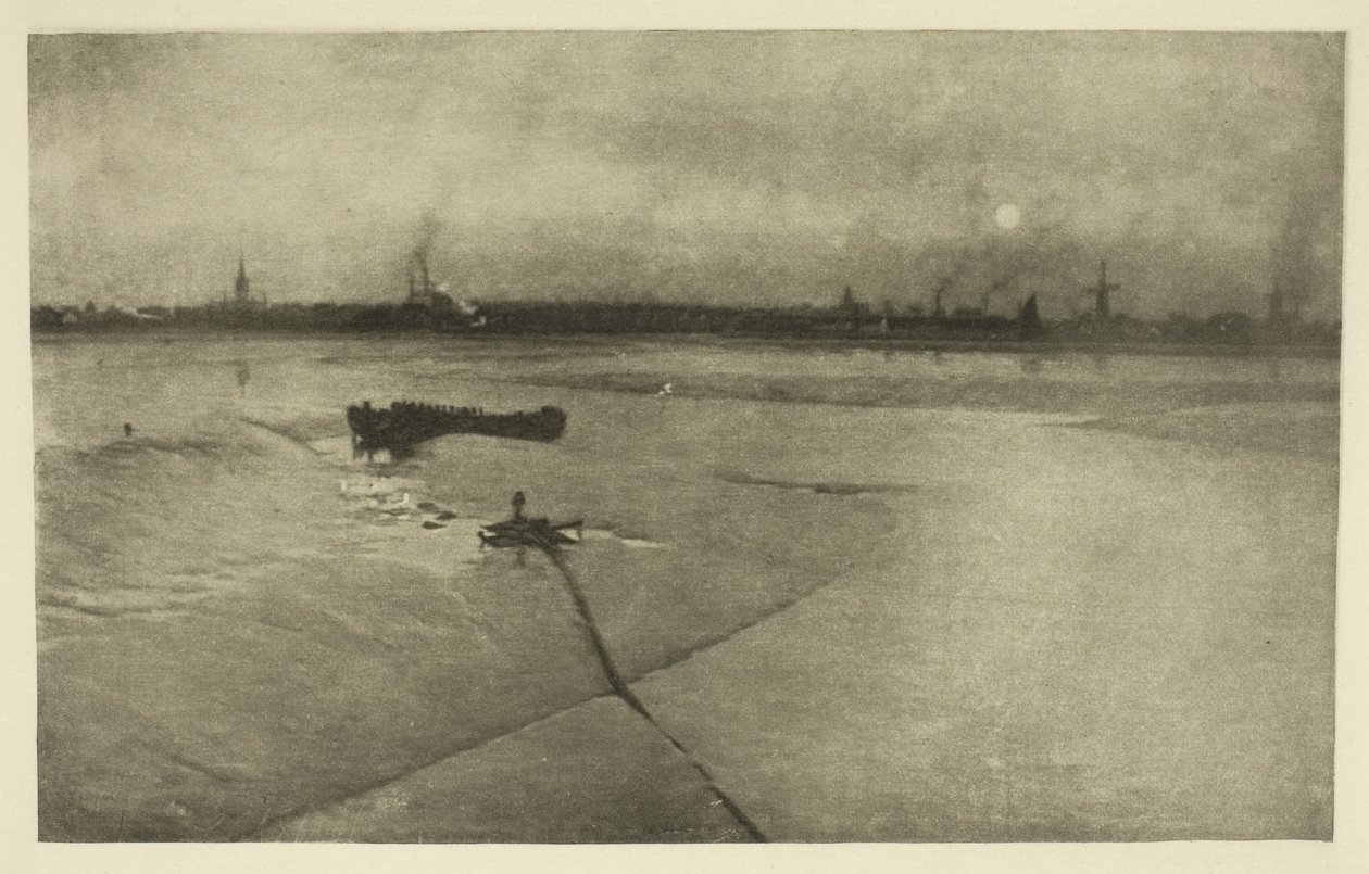 The Last of the Ebb-Great Yarmouth fra Breydon av Peter Henry Emerson