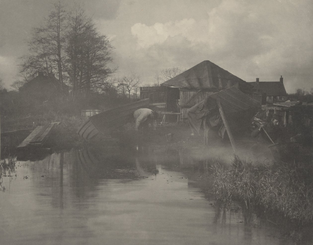Et Norfolk båtverft av Peter Henry Emerson and T.F. Goodall