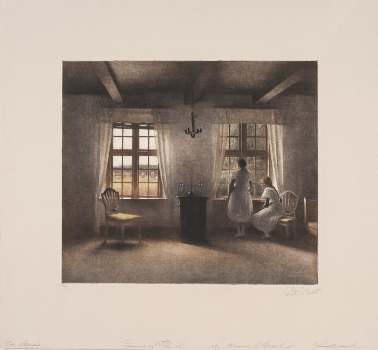 Gjestene er ventet av Peter Vilhelm Ilsted