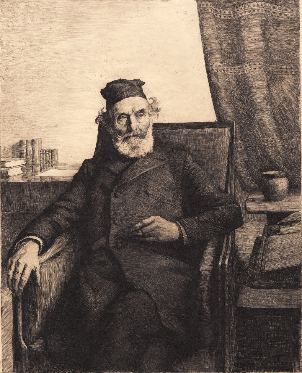 Kunstnerens far, Jens Peter Ilsted av Peter Vilhelm Ilsted