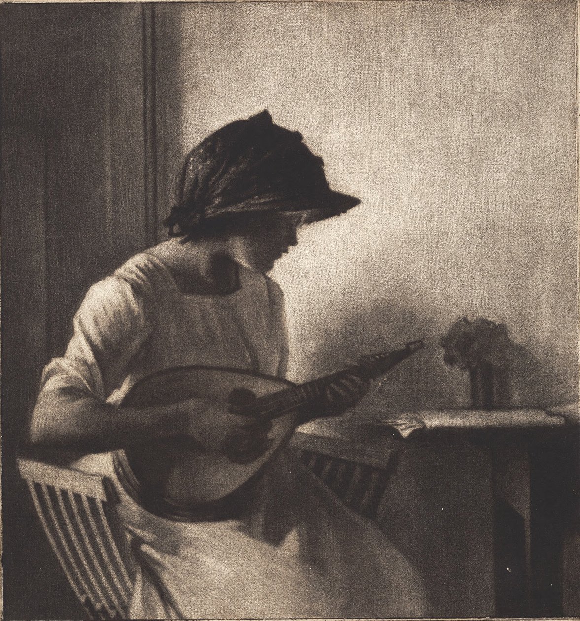 Mandolinspillersken av Peter Vilhelm Ilsted