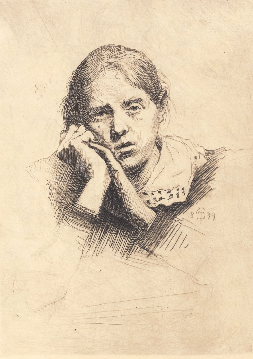 Portrett av min kone av Peter Vilhelm Ilsted