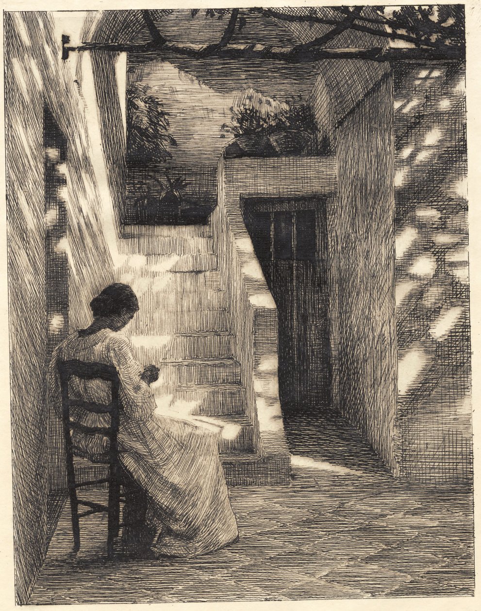 Under vinløvet av Peter Vilhelm Ilsted