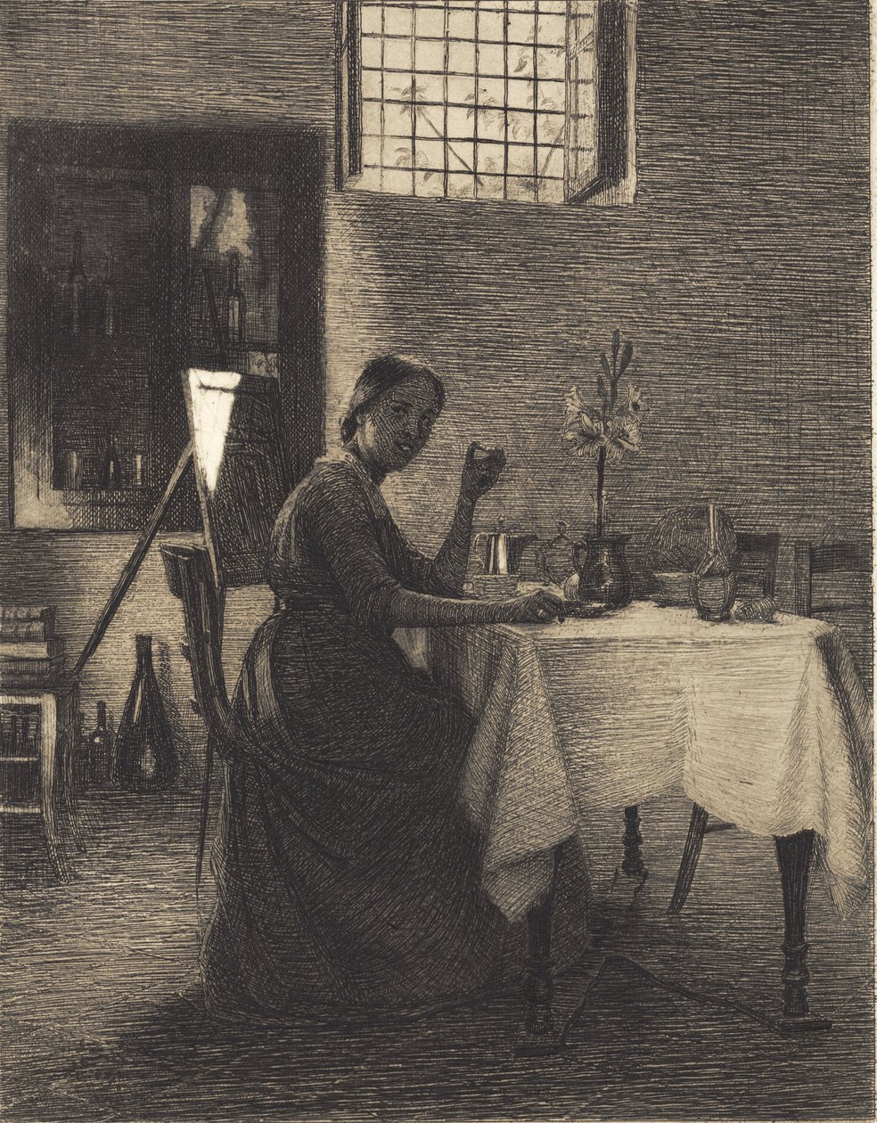 På morgenkaffen av Peter Vilhelm Ilsted