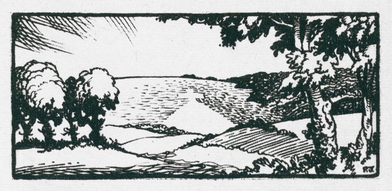 Whiteleaf Cross, dypt hugget inn i krittet på Chilterns (lito) av Peter Jackson