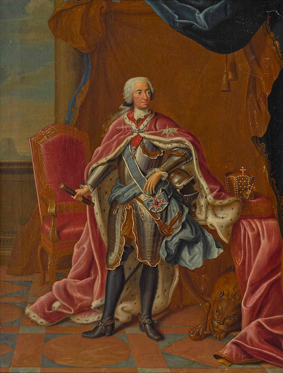 Portrett av Charles VII, den hellige romerske keiseren 1697-1745, 1743. av Peter Jacob Horemans
