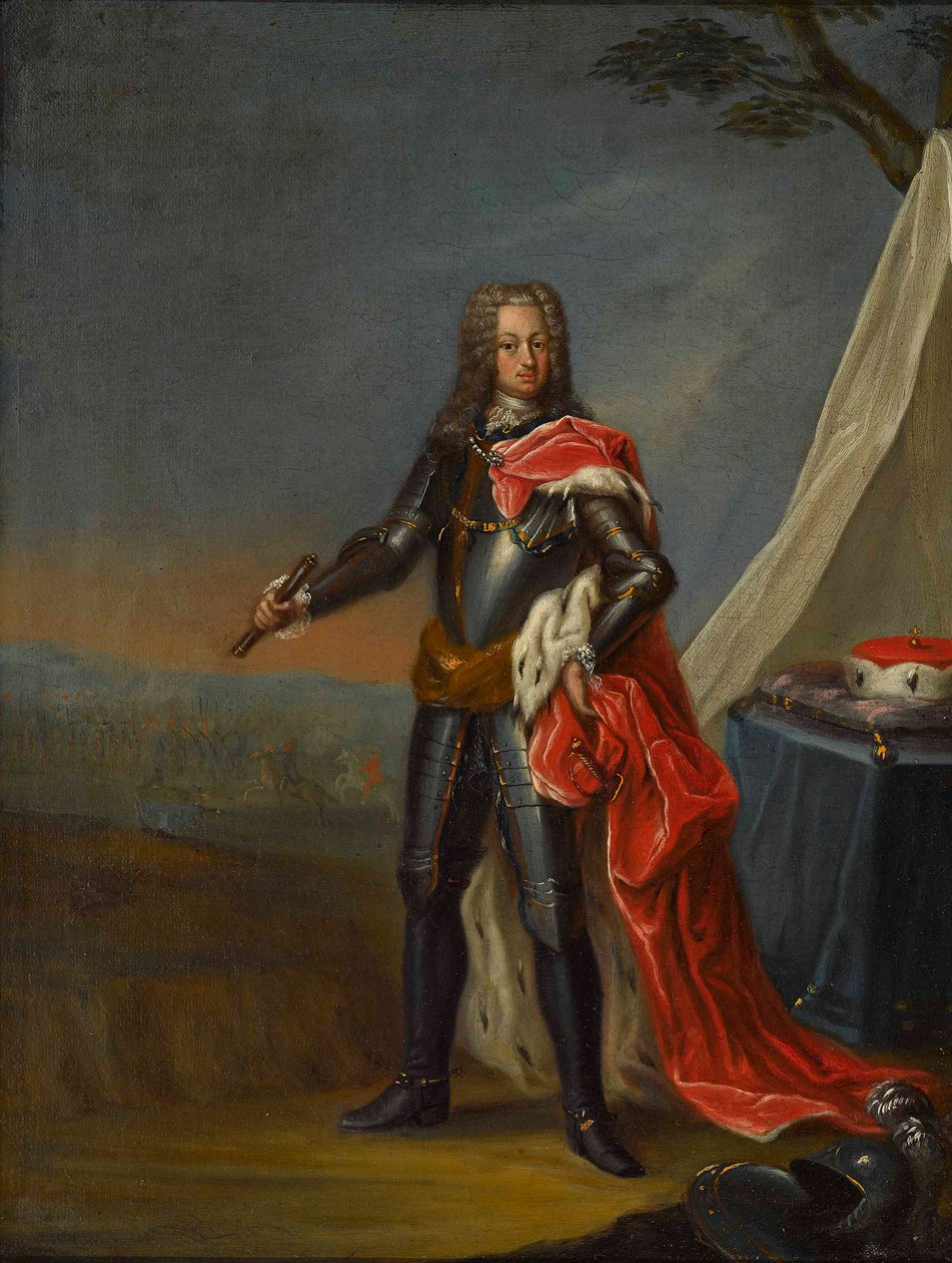 Portrett av grev Palatine Joseph Charles av Sulzbach 1694-1729. av Peter Jacob Horemans