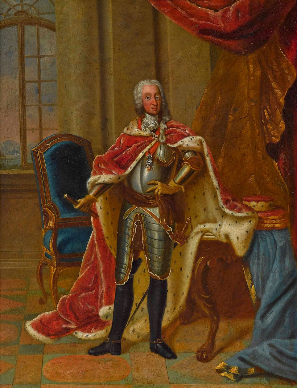 Portrett av prins Clement Frans av Bayern 1722-1770. av Peter Jacob Horemans