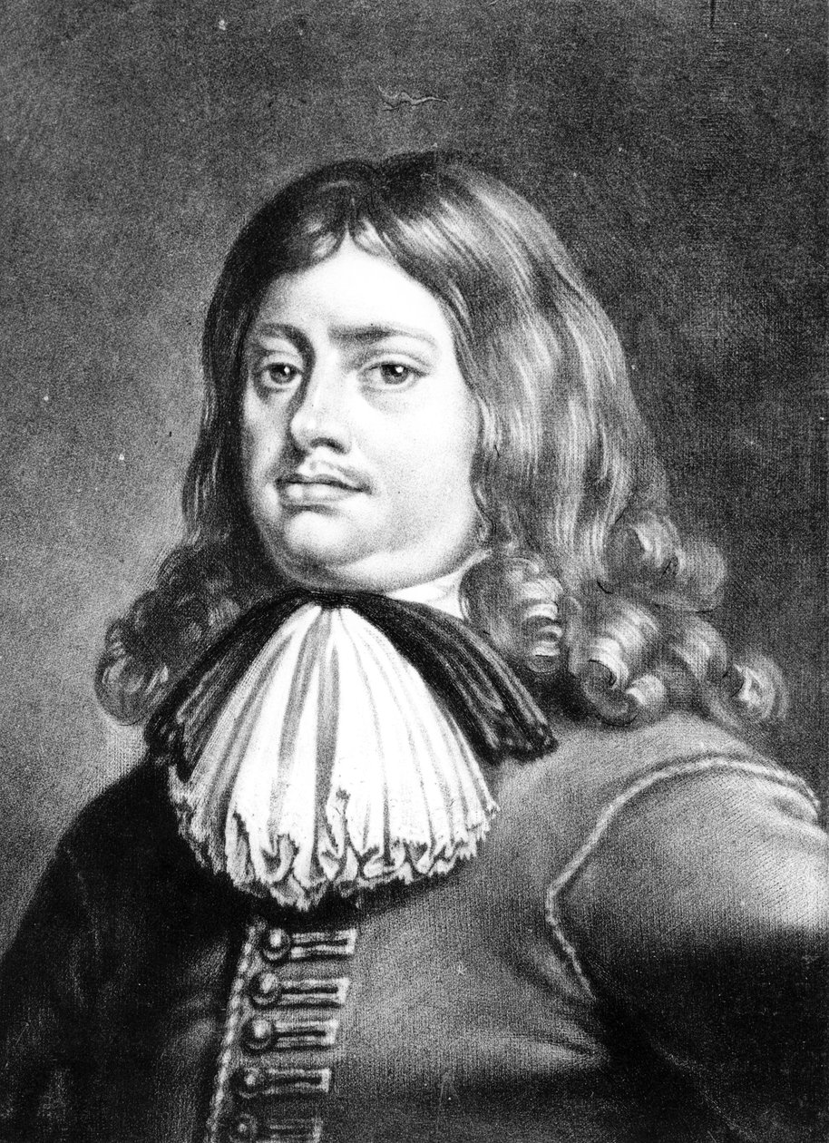 Admiral Earl Penn (1644-1718) illustrasjon fra 