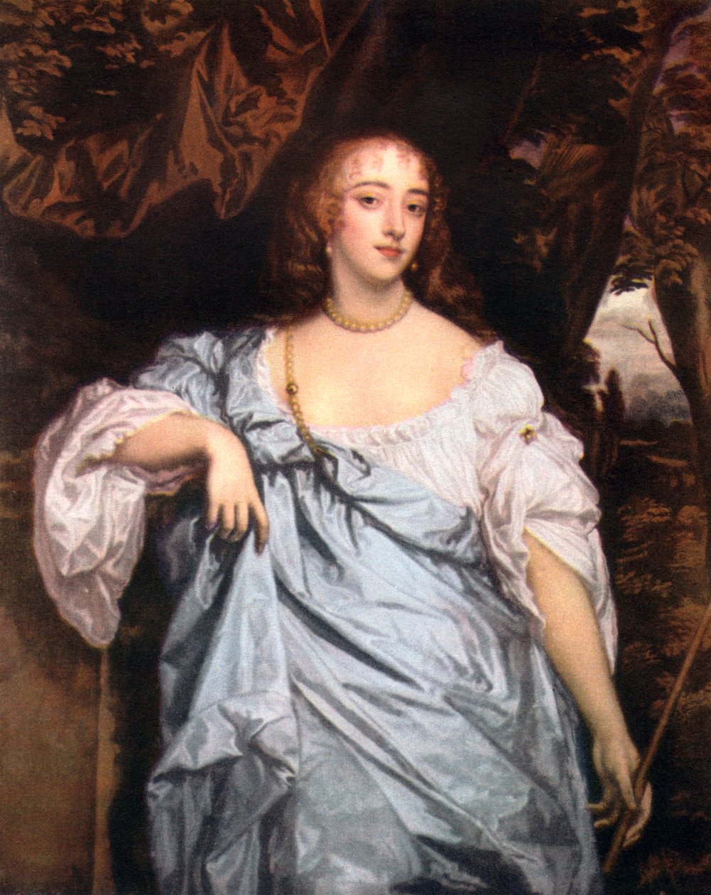 Elizabeth Bagot, grevinne av Falmouth, ca 1670-tallet. av Peter Lely