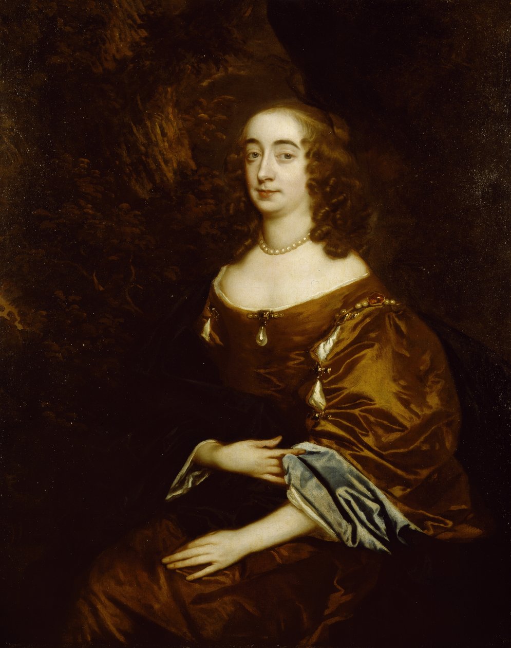 Elizabeth Clifford, grevinne av Cork, og senere grevinne av Burlington (olje på lerret) av Peter Lely