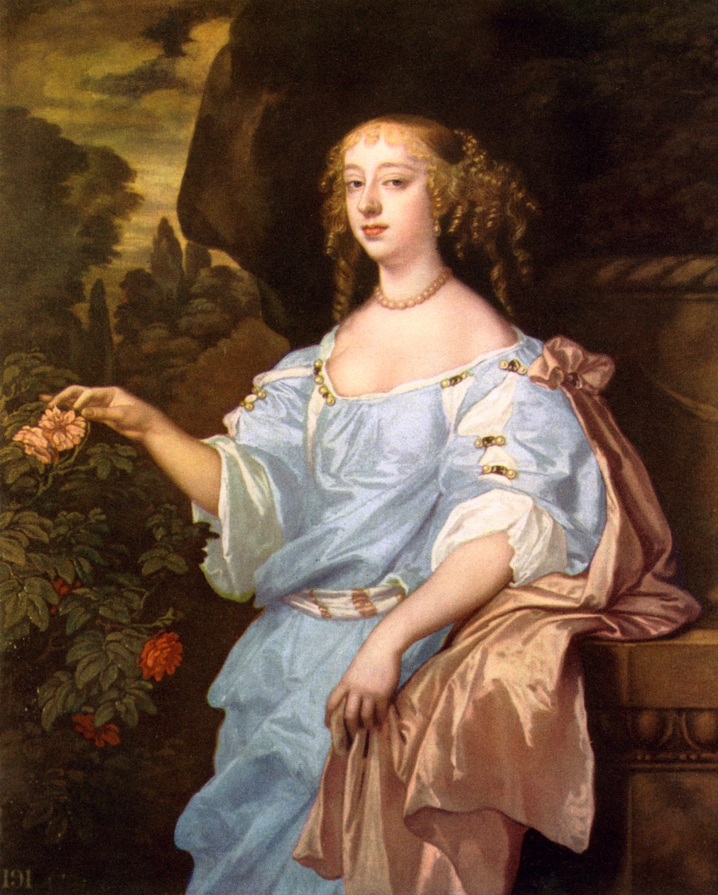 Henrietta Boyle, grevinne av Rochester, ca 1660-tallet. av Peter Lely