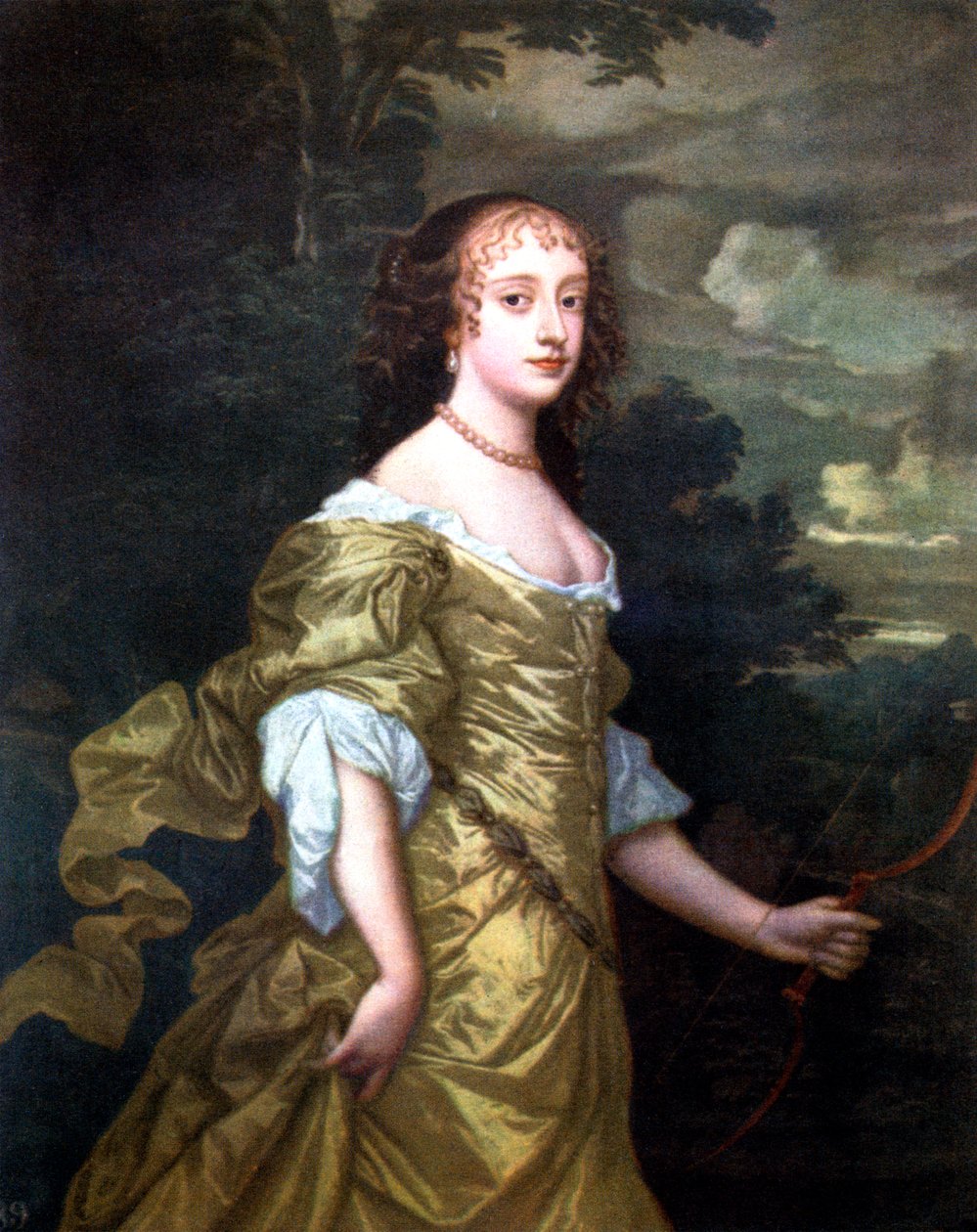 Portrett av Frances, hertuginne av Richmond, c1662-1665. av Peter Lely