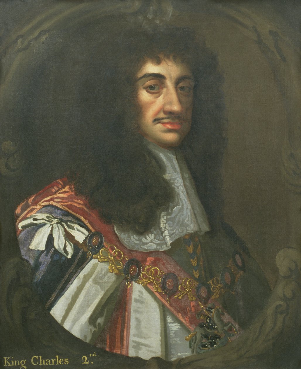 Portrett av kong Charles II av Peter Lely
