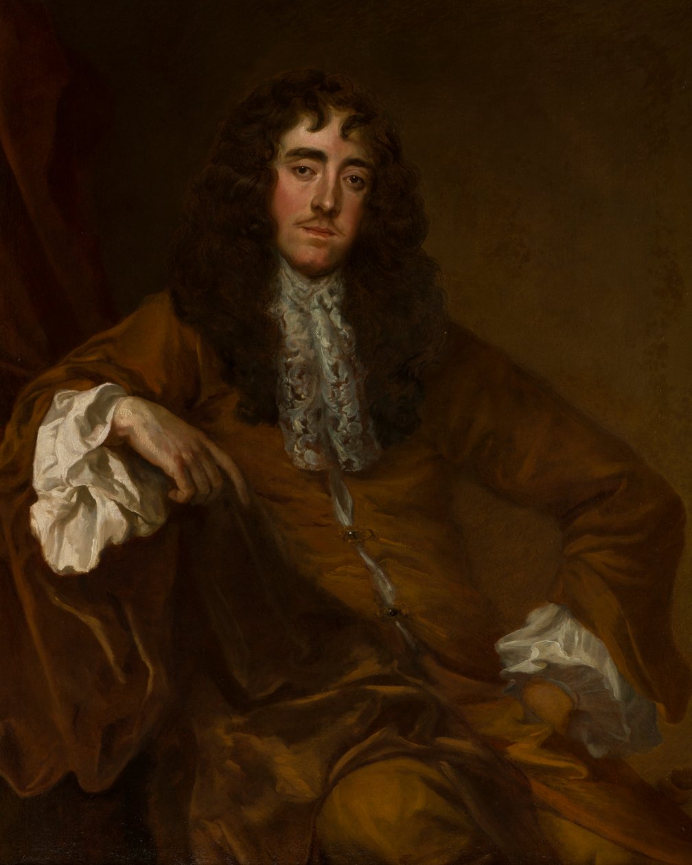 Portrett av Lionel Tollemache, 3. jarl av Dysart (1649-1727), ca. 1669-80 (olje på lerret) av Peter Lely