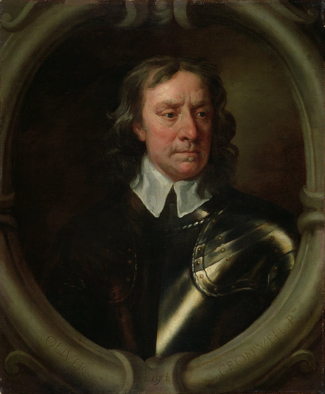 Portrett av Oliver Cromwell av Peter Lely