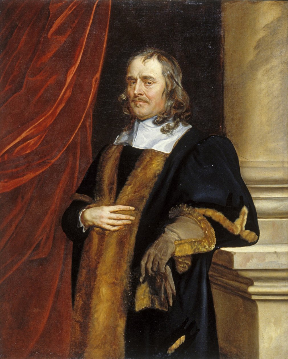 Portrett av P. Lenéve, Alderman of Norwich, 1656-8 (olje på lerret) av Peter Lely