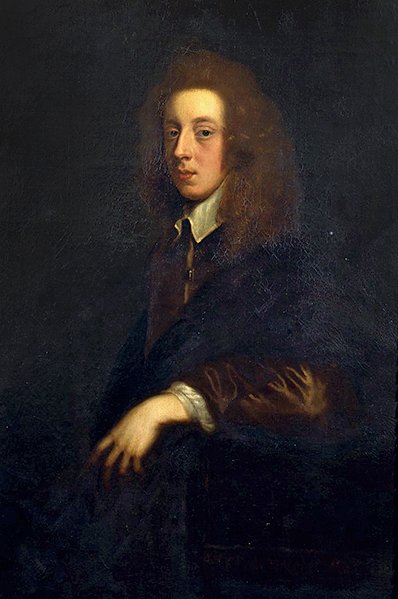 Portrett av poeten Waller (1606-87) (olje på lerret) av Peter Lely