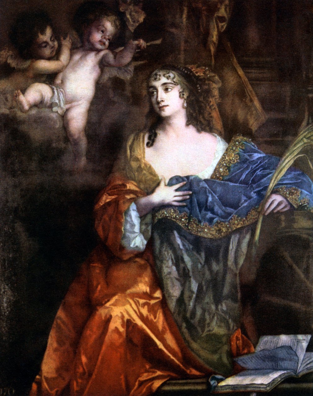 Susan, Lady Belasyse, ca 1660-tallet. av Peter Lely
