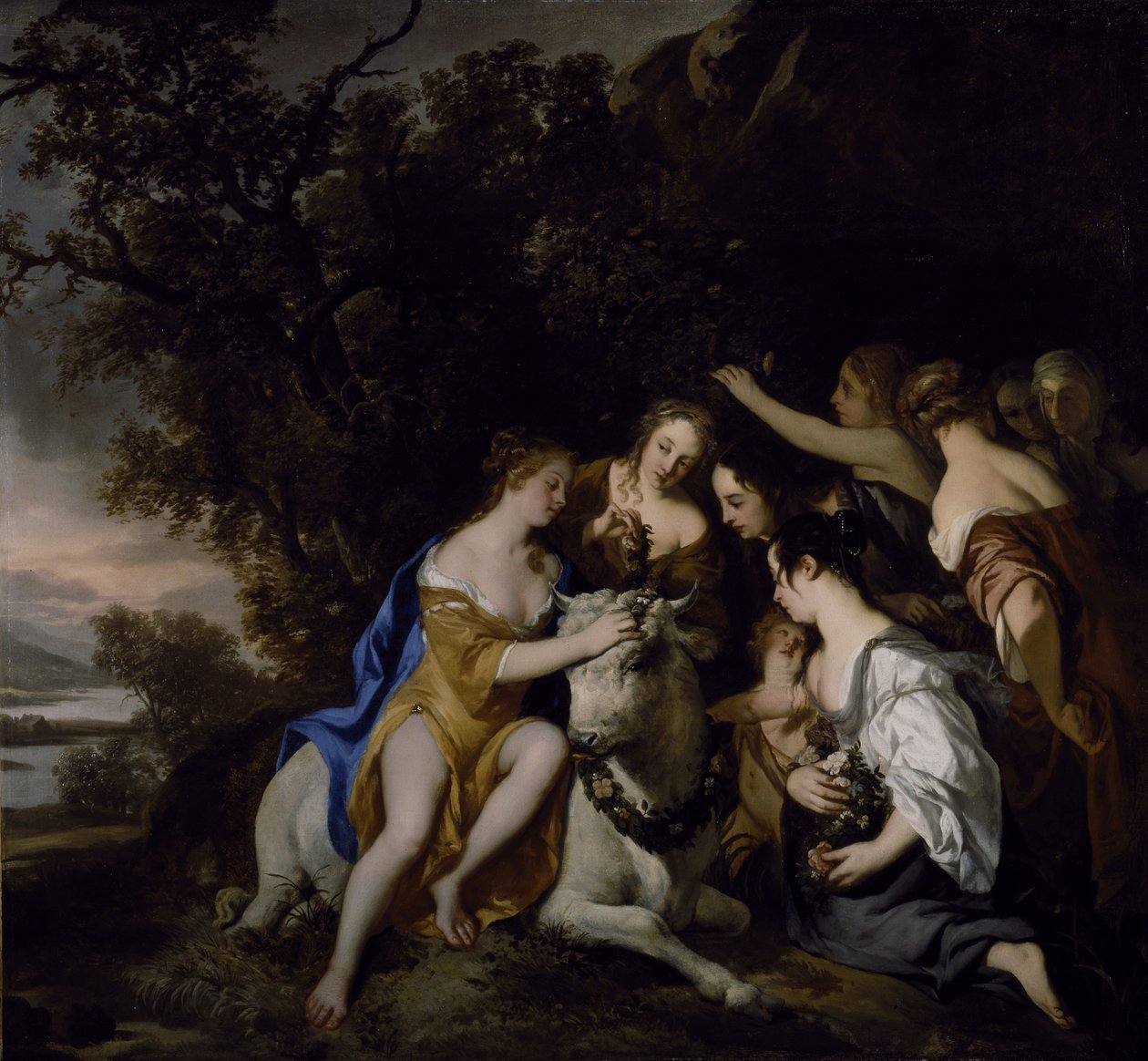 The Rape of Europa (olje på lerret) av Peter Lely