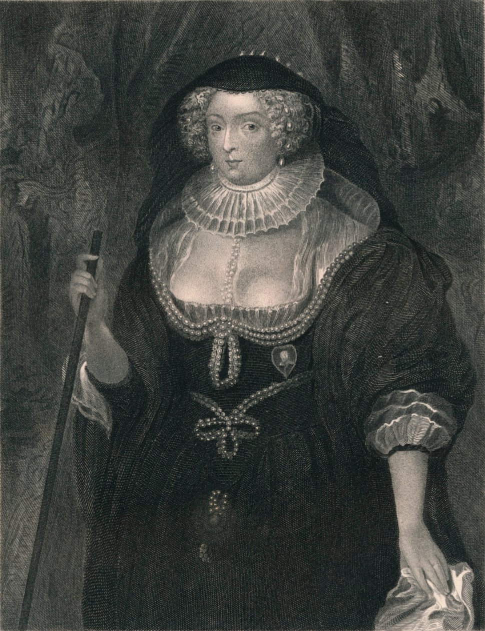 Frances Howard, hertuginne av Richmond, midten av 1800-tallet. av Peter Lightfoot