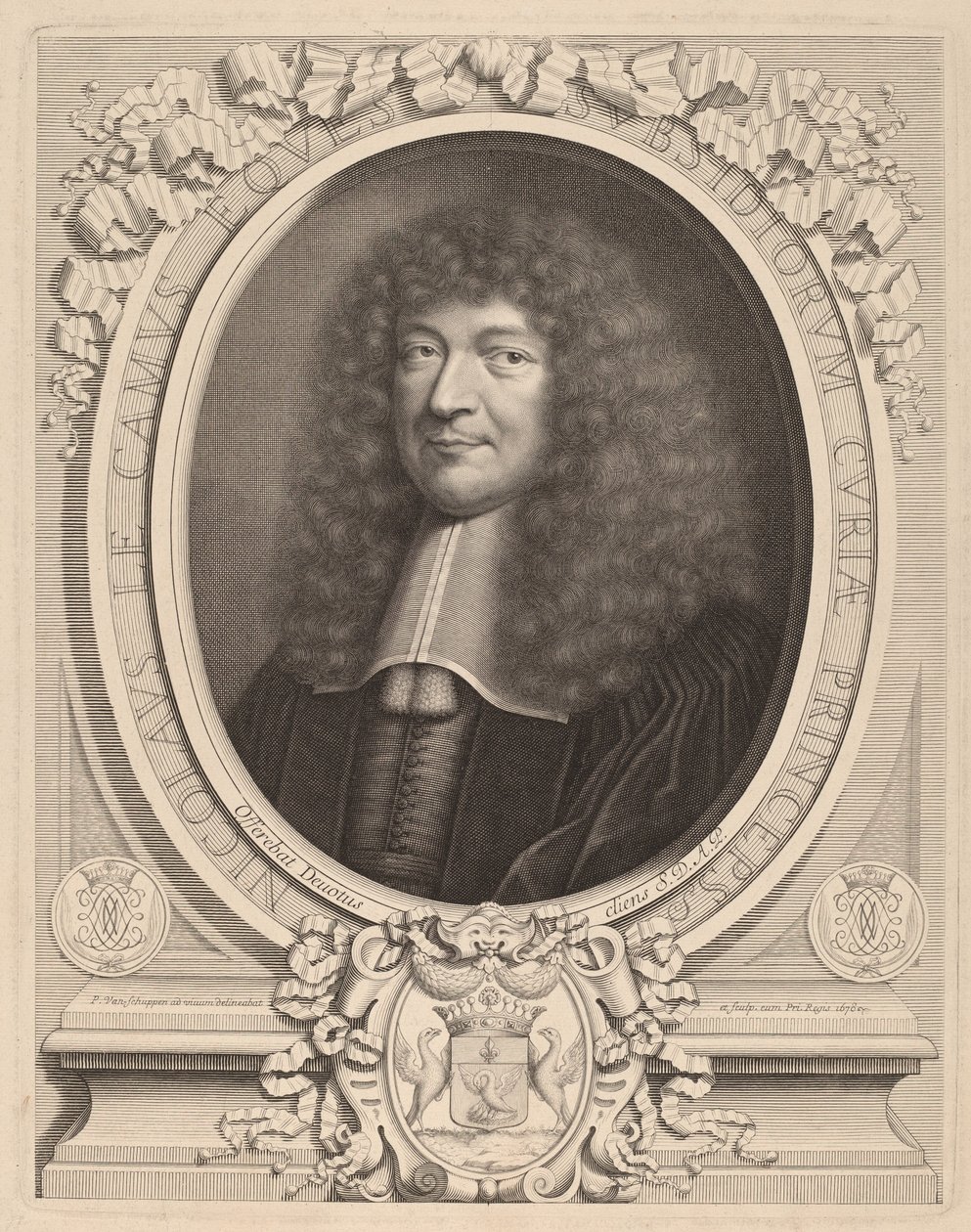 Nicholas Le Camus av Peter Ludwig van Schuppen after Pieter