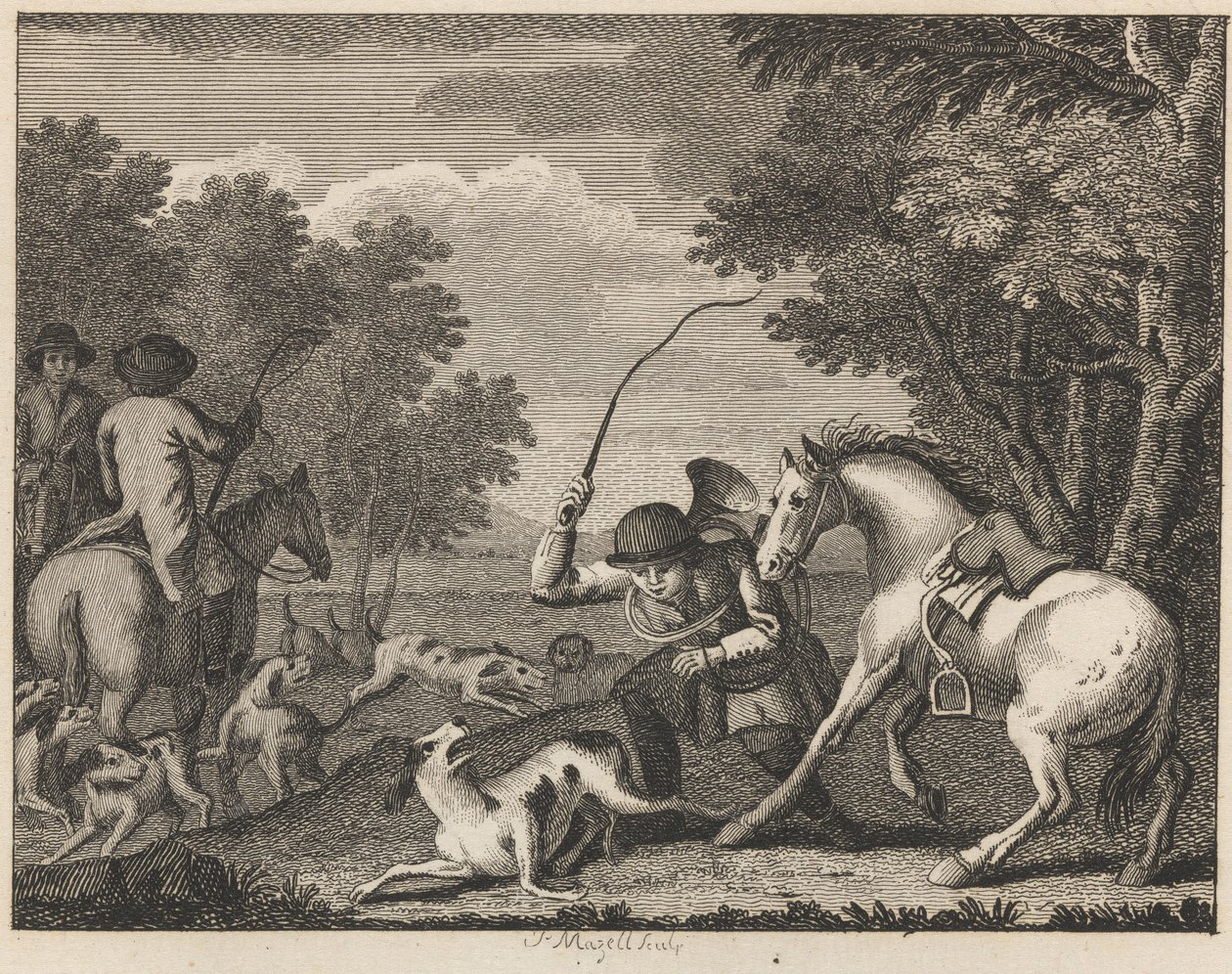 Hunden og jegeren av Peter Mazell