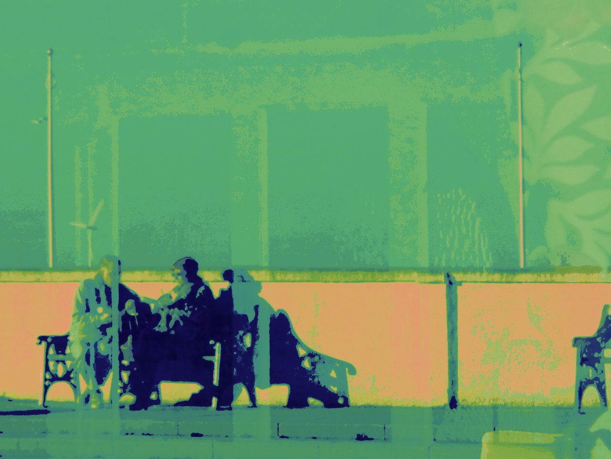 HARTLEPOOL COUPLE, 2014 (digitalt forbedret bilde) av Peter McClure