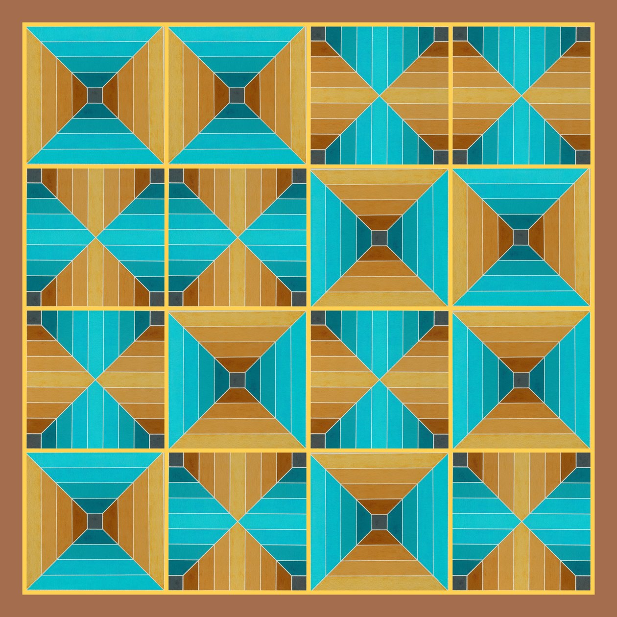 INN UT OG OPP NED, 2016, (COLLAGE) av Peter McClure
