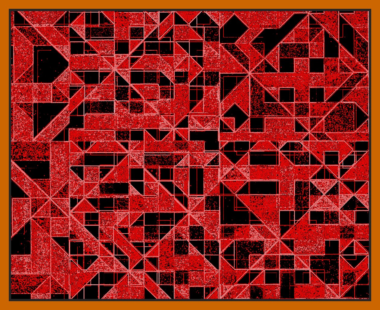 WINDOW TO THE SOUL, 2013, DIGITALT FORBEDRET MALERI av Peter McClure
