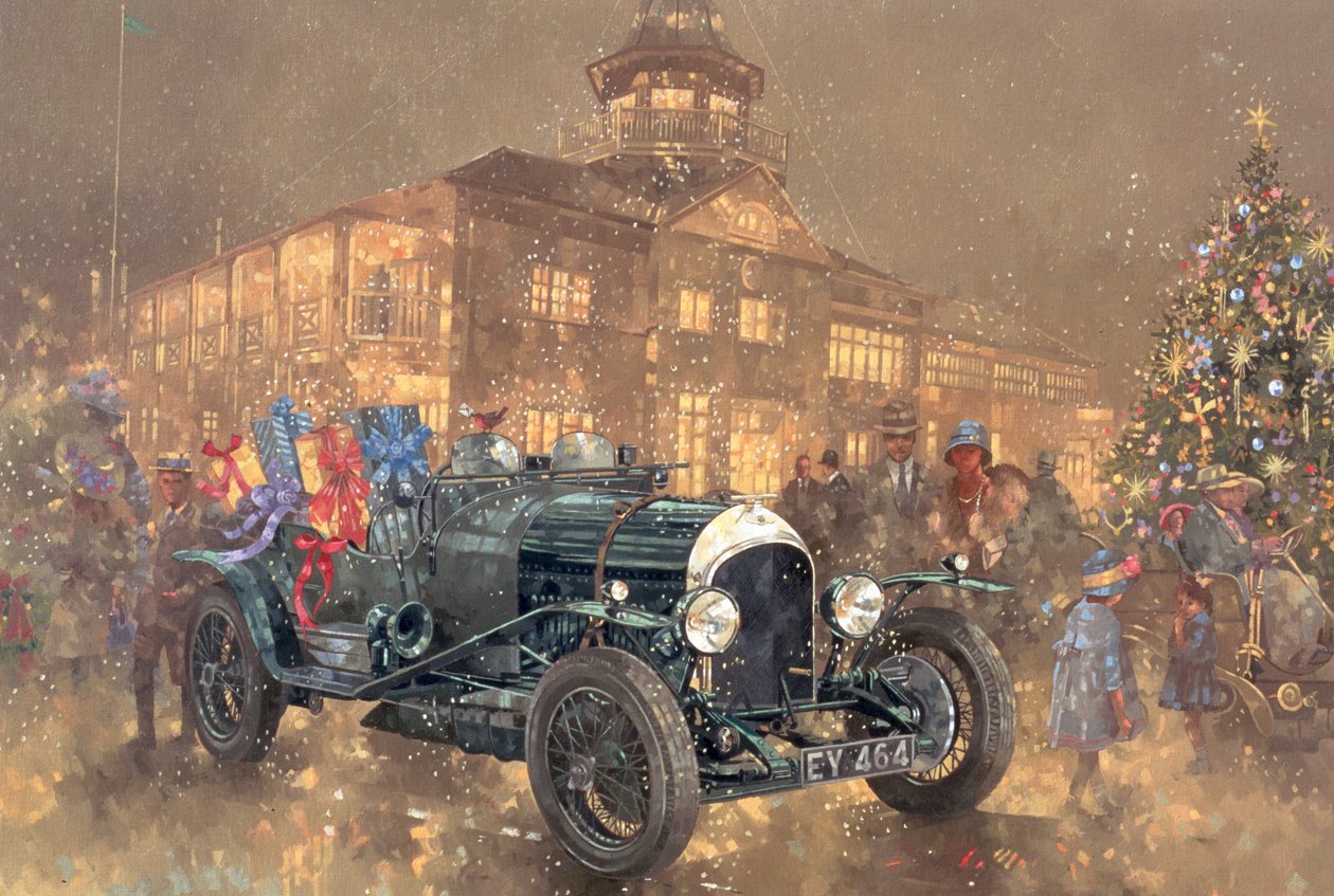 Julefest på Brooklands (olje på lerret) av Peter Miller