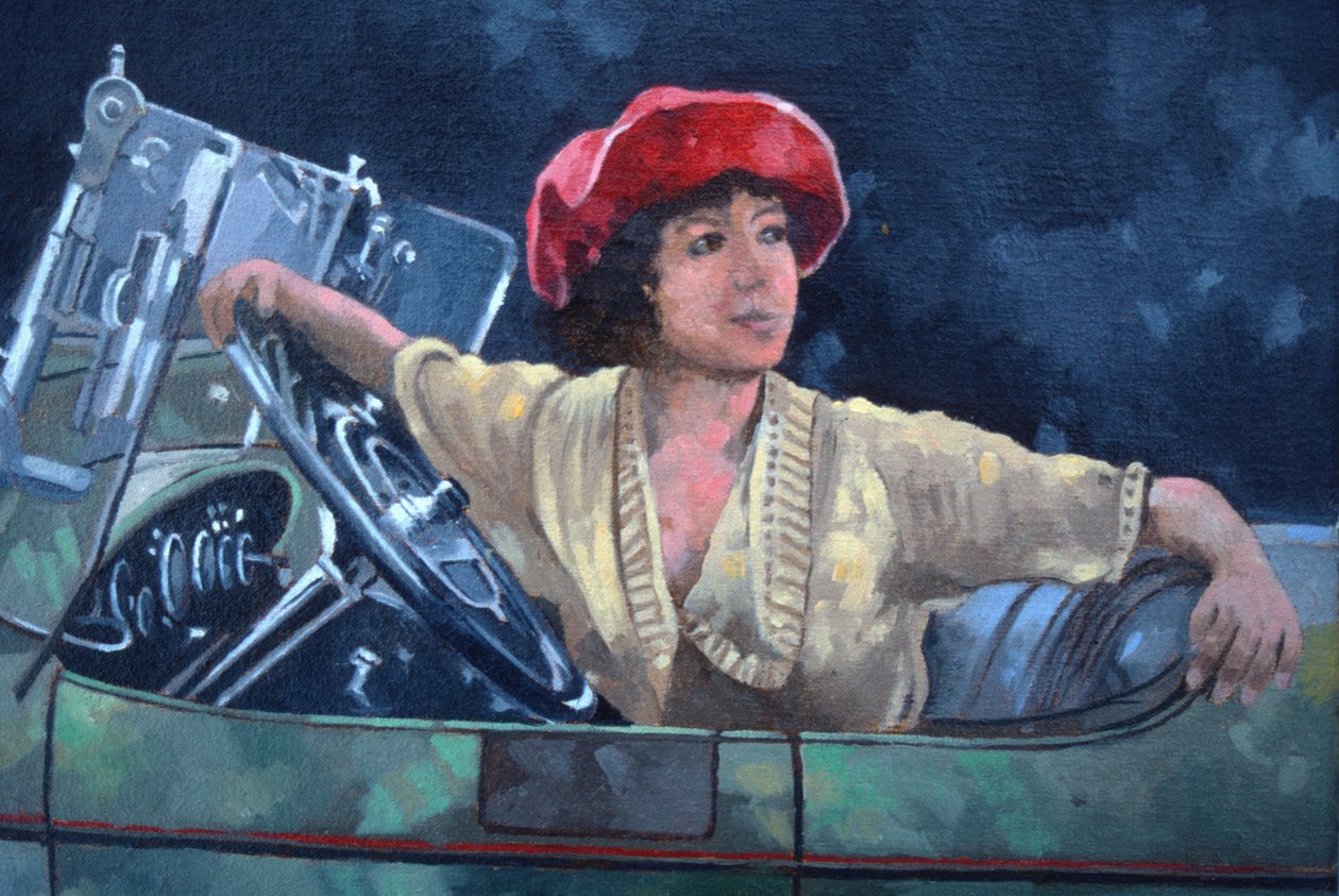 Olive Thomas (olje på lerret) av Peter Miller