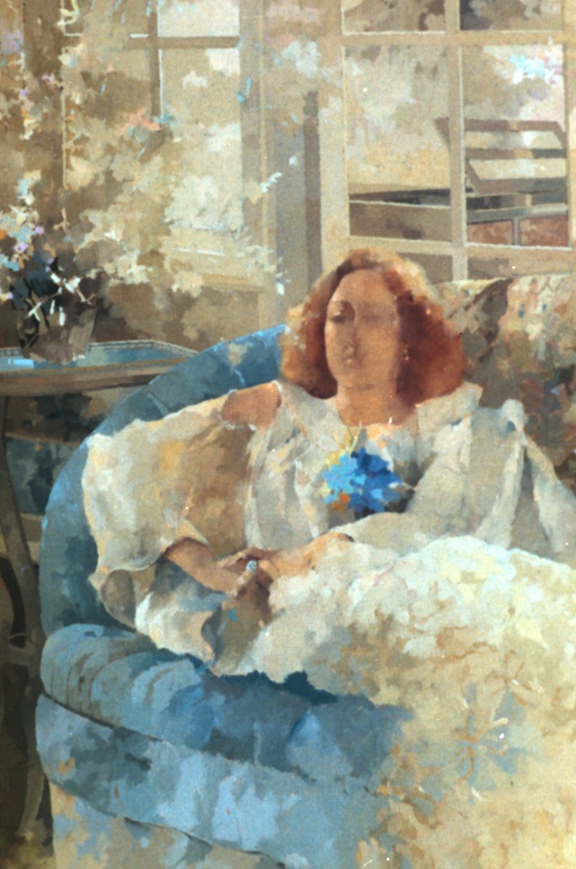 Veil of Elegance (olje på lerret) av Peter Miller