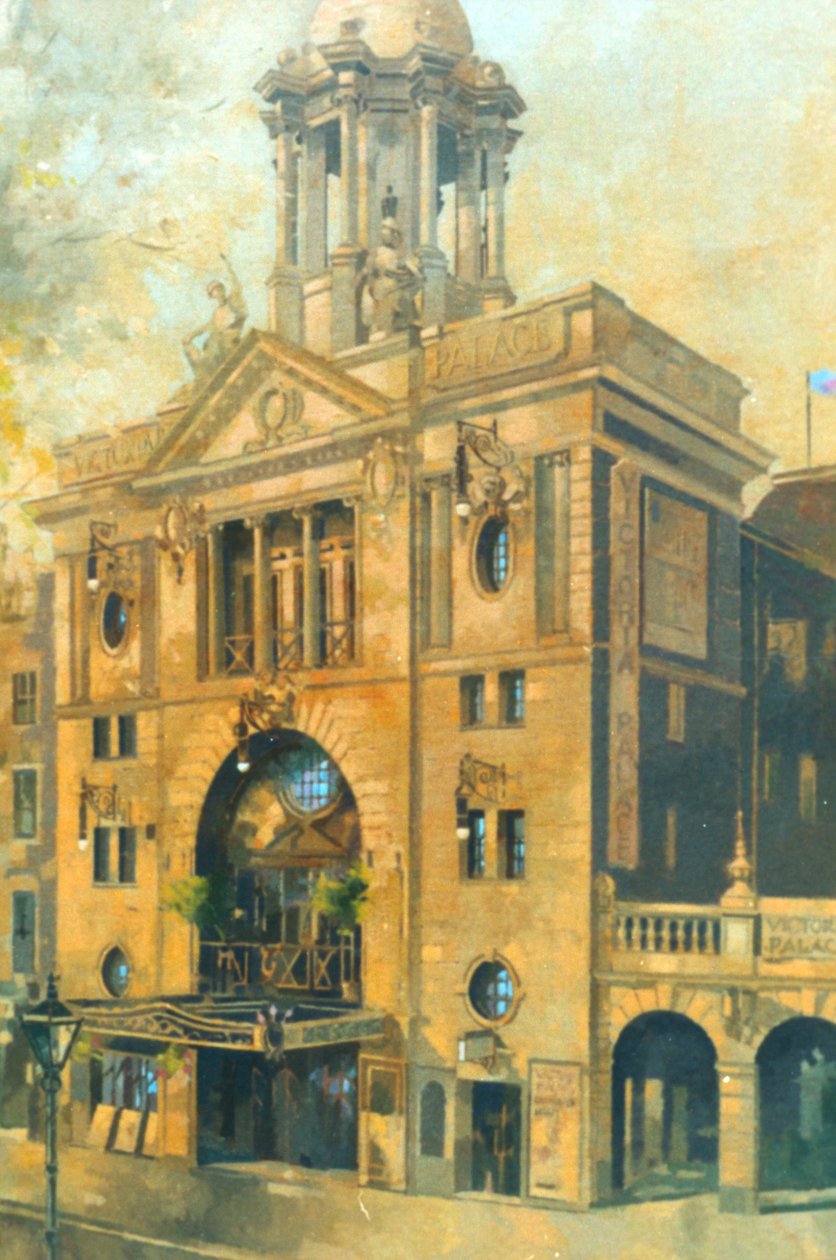 Victoria Palace Theatre (olje på lerret) av Peter Miller
