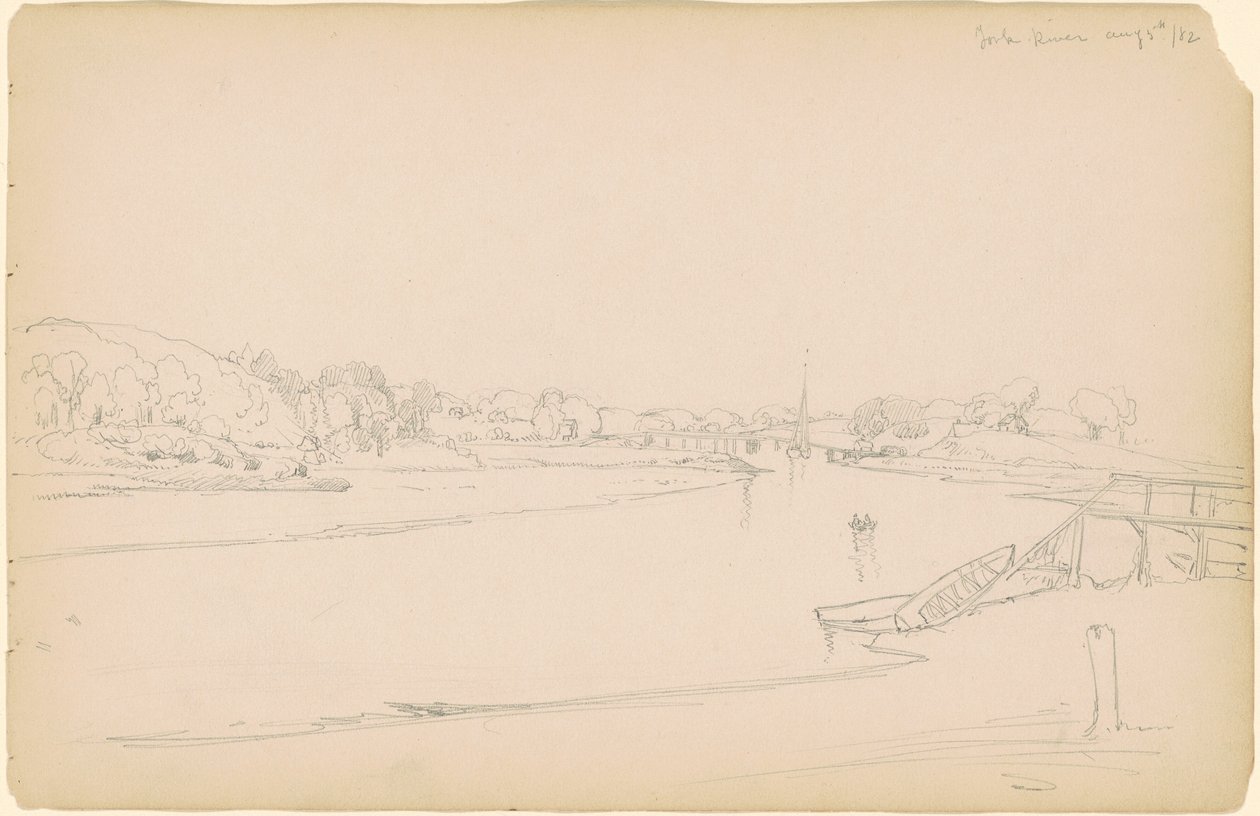 York River av Peter Moran